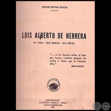LUIS ALBERTO DE HERRERA - Autor: CÉSAR PINTOS DIAGO - Año 1930